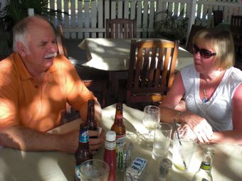 Butch and Karen at Sunset Grill