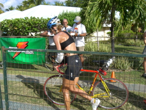 Carol finishes bike race portion3