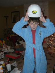 Dylan and Helmet