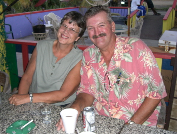 Jeannette and Keith at Lobster Reef