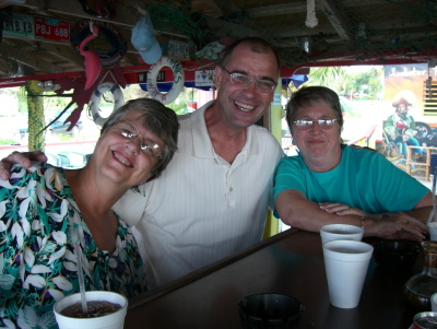 Jeannette, Chip and Nona at Lobster Reef