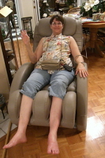 Marci in Vibrating Chair